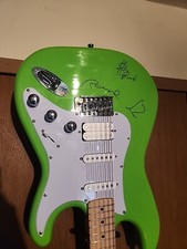 🔥RomeSublime Autographed  Electric Guitar Gorgeous GREEN KRAMER FOCUS VT-211S🔥