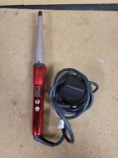 Babyliss F48e Digital Red Hair Curling Wand Barrel Tong Curler
