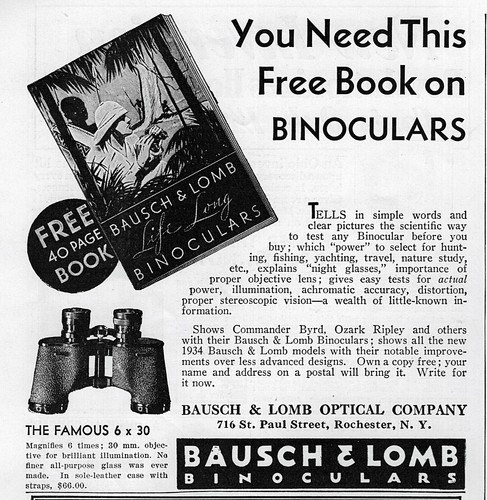 1934 bausch lomb 6x30 - &,