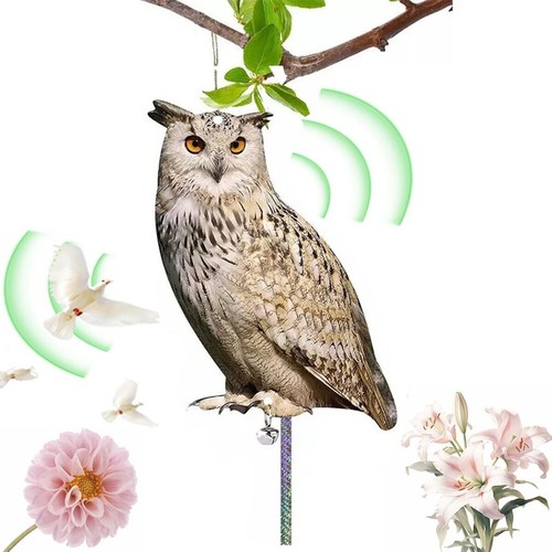 Realistic owl decoy - decoy, deterrent