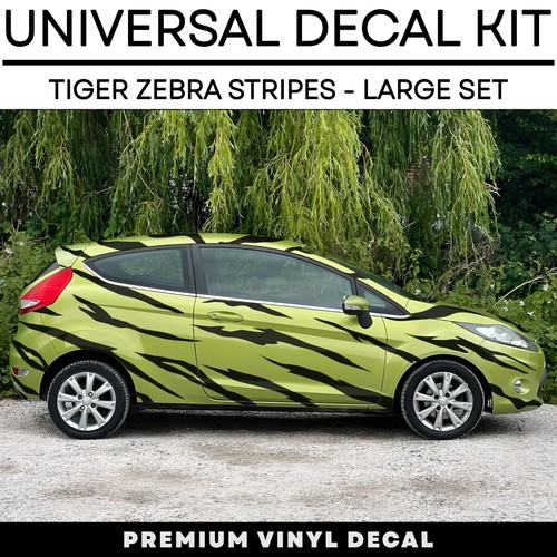 Tiger zebra stripes decal - zebra, kit