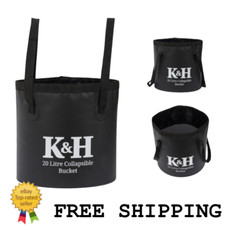 20L Collapsible Folding Bucket Beach Camping Fishing Portable Bag Waterproof UK