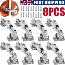 8PCS Kitchen Cabinet Hinges