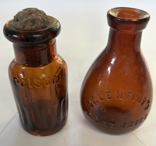 Antique valentine meat juice - meat,