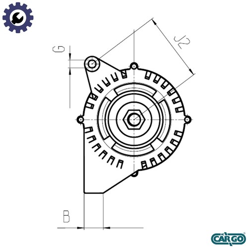 Alternator 032 116 599 - alternator,