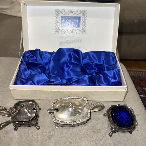 Set sheffield silver - set, 3