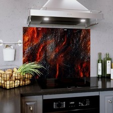 Glass Splashback Kitchen Tile