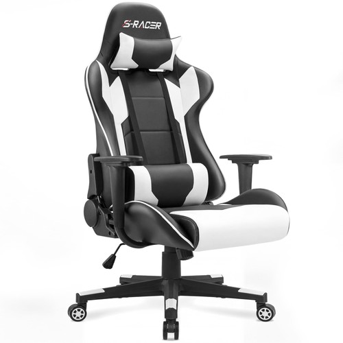 White high back - white, gaming