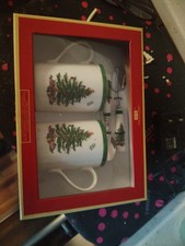 Spode Christmas Tree Mug Set