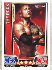 WWE THE ROCK 2K14 TOPPS SLAM