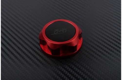 Red black steering stem - red-black, nut