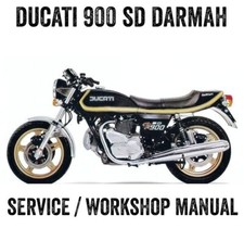 1977-1979 Ducati 900 SD Darmah Repair Workshop Service Manual PDF File