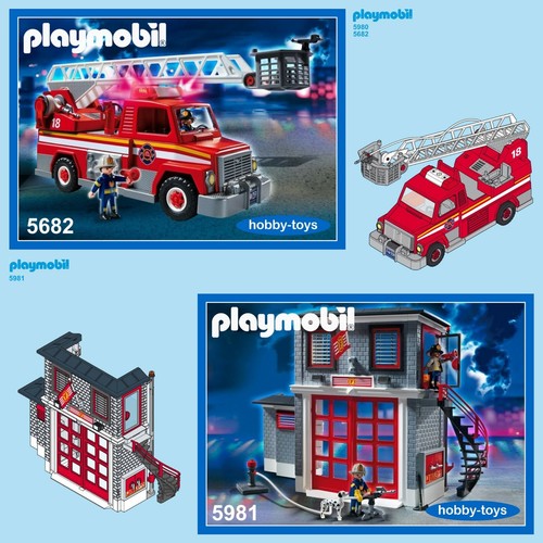 Playmobil fire engine - playmobil, *