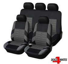 Car Seat Covers Protector Grey Full Set Fabric For Nissan X-trail Qashqai Juke
