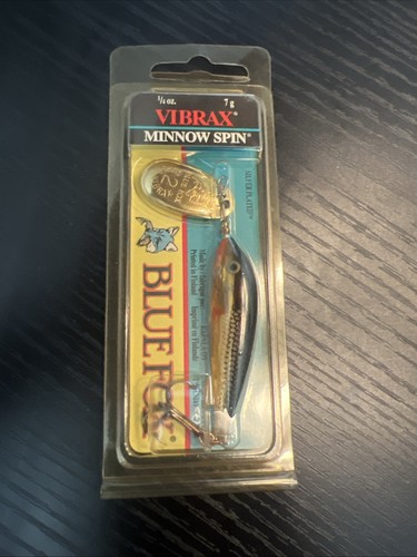 Blue fox vibrax minnow - minnow, spin