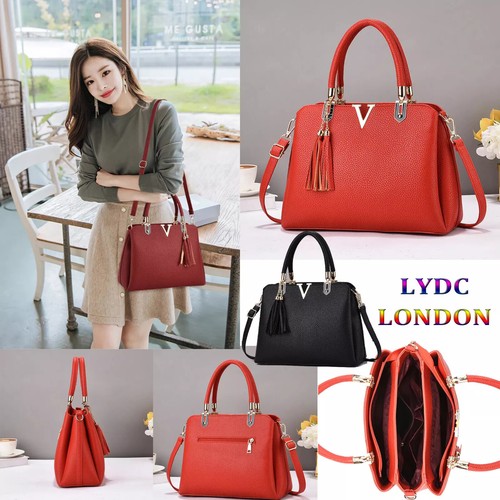 Ladies large black tote - black, bag