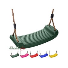Kids Garden Swing Seat Outdoor  Heavy Duty Plastic with Adjustable Rope