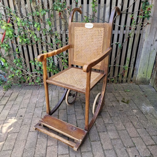 Antique bent wood invalid - antique,