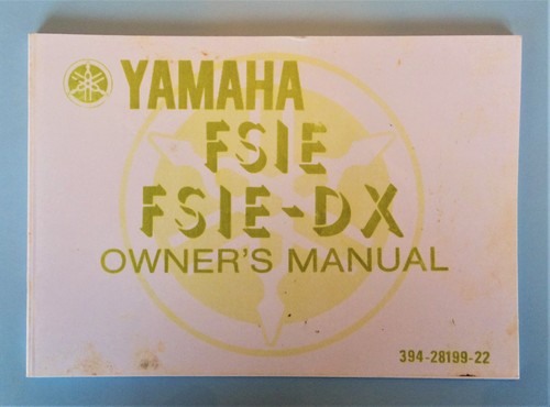 Yamaha fs1e owners - yamaha, dx