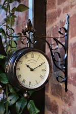Garden Wall Station Clock