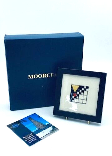 New moorcroft framed plaque - framed,