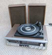 LLOYTRON VINTAGE RECORD PLAYER MUSIC CENTRE WITH RADIO & 8 TRACK RECORDER SYSTEM