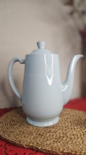 Vintage Utility Ware Woods Ware Iris COFFEE POT Blue 900ml