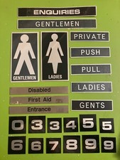 Vintage Metal Door Signs