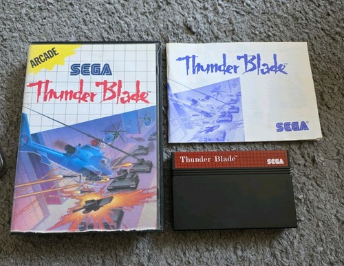 Thunder blade sega - sega, master