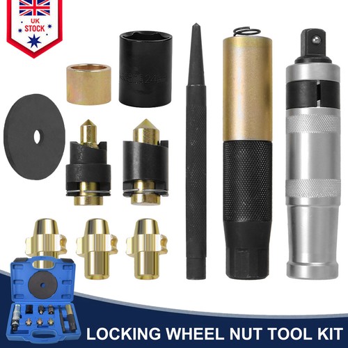 Locking wheel nut removal - wheel,