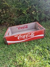 Coca-Cola Red Wooden Crates