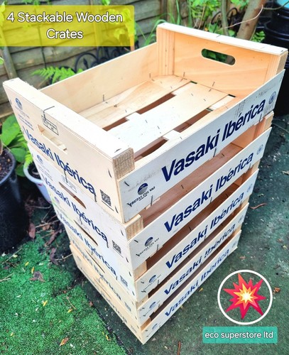 Large wooden stackable - wooden,