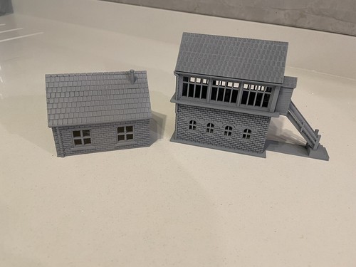 Model railway signal box - railway, and
