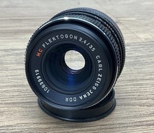 Carl Zeiss Jena DDR Flektogon MC 35mm F/2.4 Lens M42 Mount