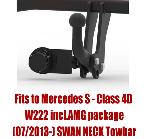 Swan neck tow bar - neck, for