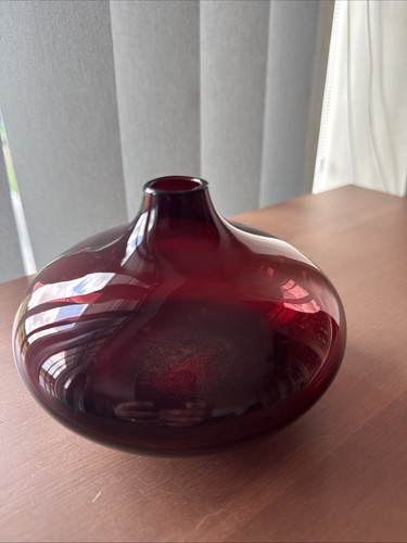 Ikea hand blown sml red - hand,