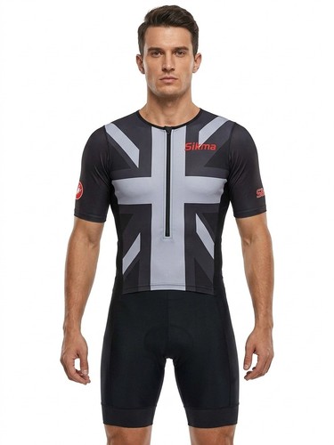 Cycling trisuit for men half - cycling,