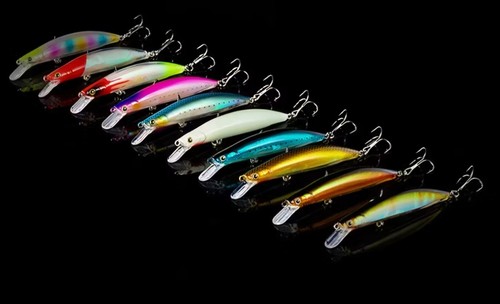 Floating diving minnow lure - floating,