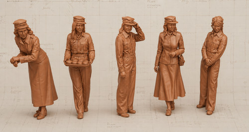 Sw9321 ww2 red cross females - red,