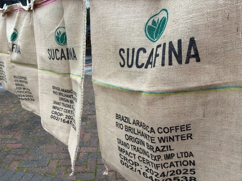 Hessian coffee sacks - sacks, large