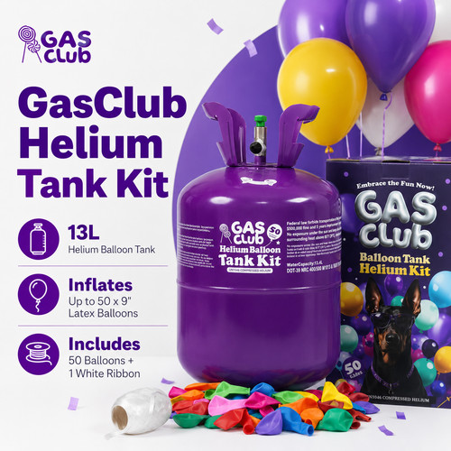 Gasclub 13l helium tank - gasclub,