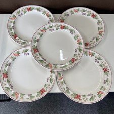 Wedgwood Queen's Ware Provence Plate 26cm 5 Set
