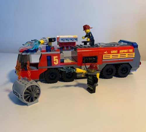 Lego city 60061 airport fire - airport,