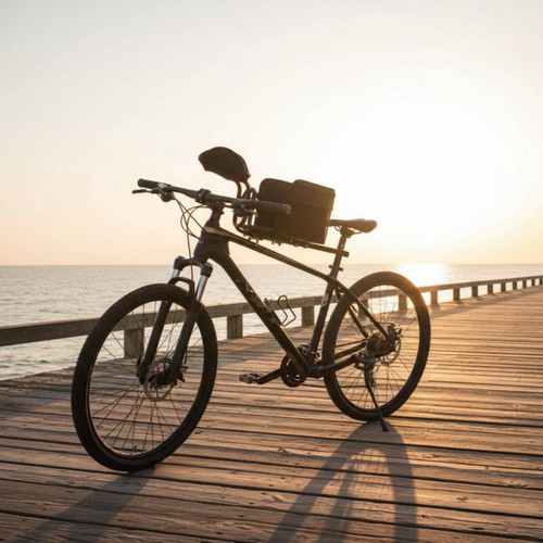 Foldable dog bike - bike, basket