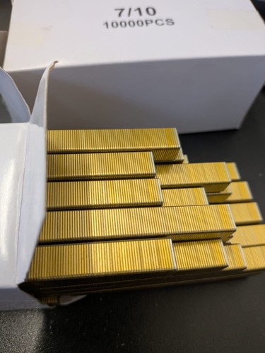 Copper plated staples - copper,