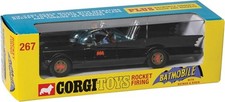 Corgi Batmobile 267 Reissue Gloss Black. Brand New Unopened Box.  