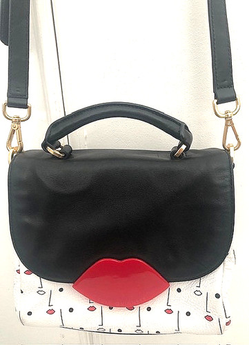 Lulu guinness black white red - guinness, black/white/red
