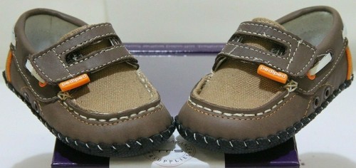 Pediped naples brown - brown, fabric