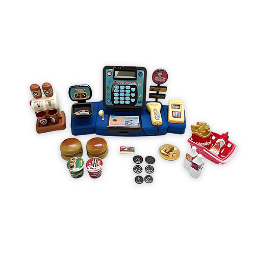 Kids cash register toy - cash,