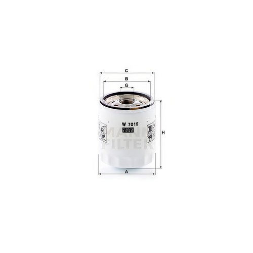 Mann w7015 oil filter fits - mann,